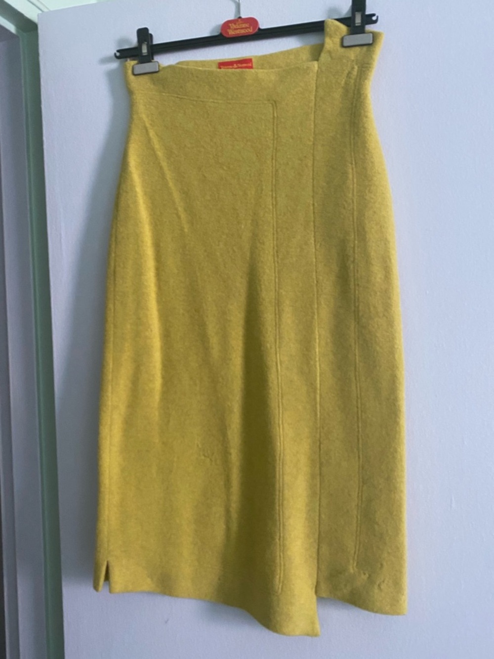 VIVIENNE WESTWOOD WOOL VINTAGE MAXI SKIRT, SIZE 46(12)